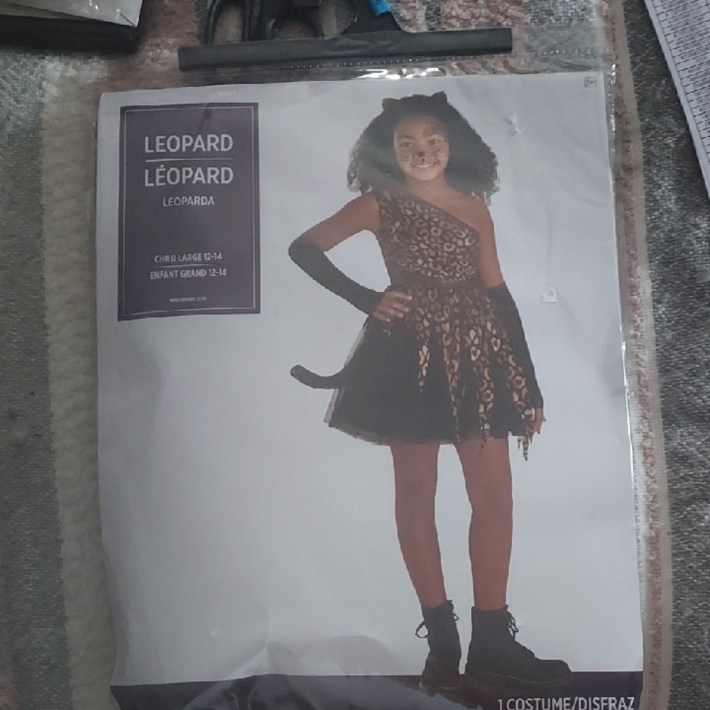 Leopard Kids Costume - Black and Brown